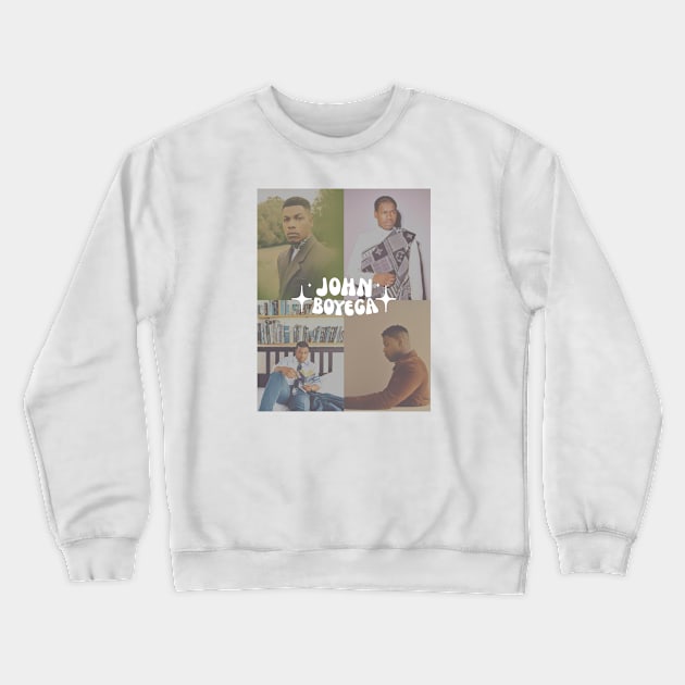 groovy aesthetic john boyega Crewneck Sweatshirt by shopanniekat